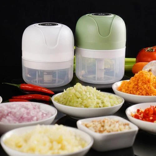 Mini Coupe-Légumes Électrique USB — Le Hachoir Astucieux pour Votre Cuisine