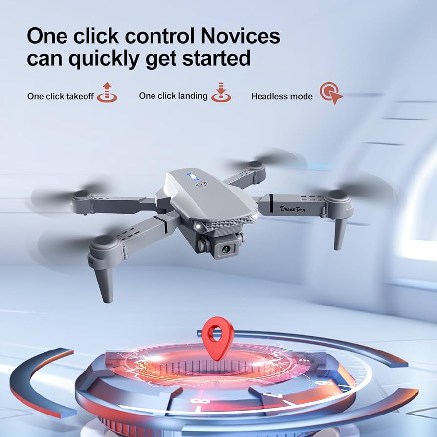 Drone E88 Pro – Haute résolution, pliable et facile à piloter