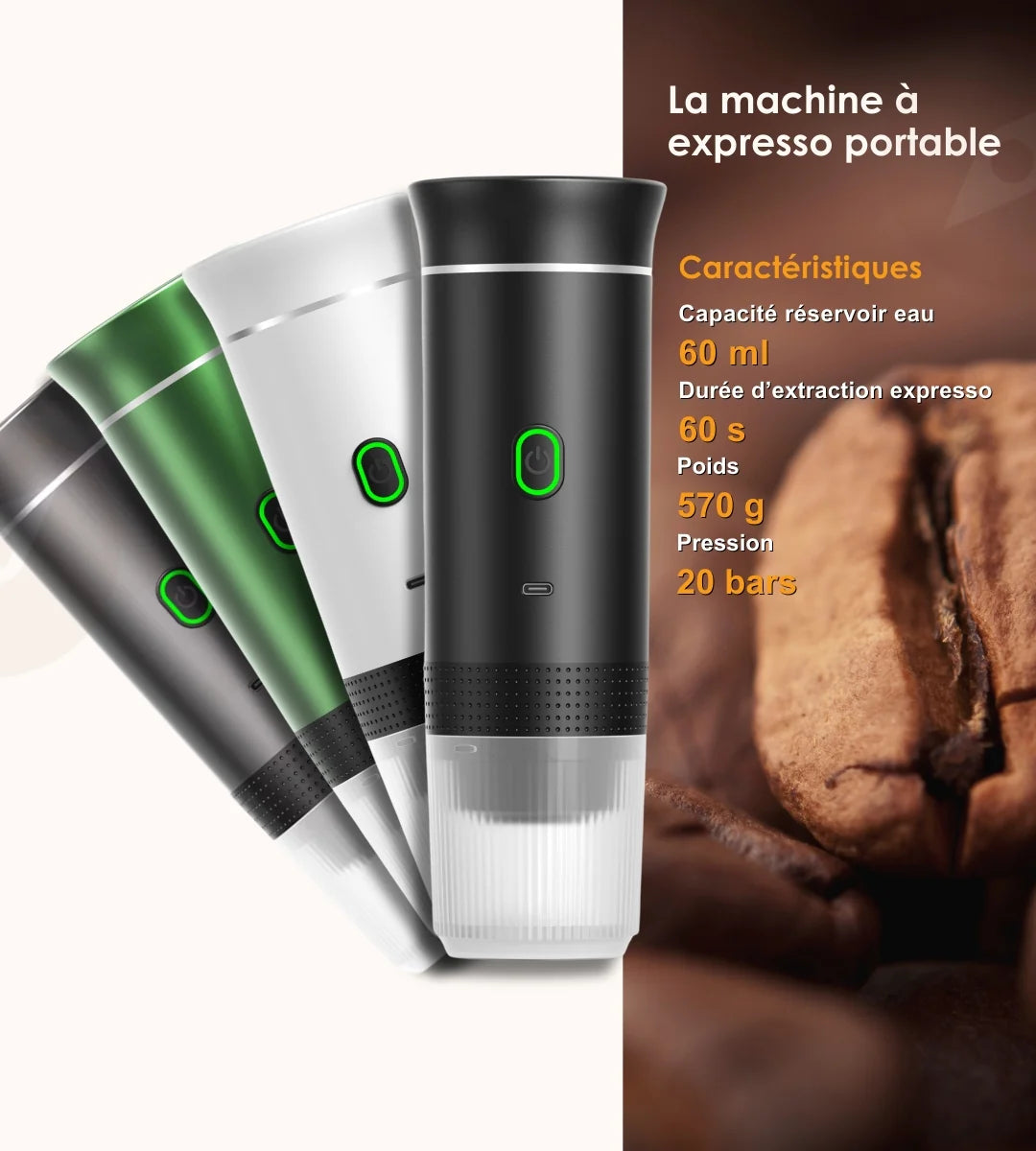 Machine à expresso portable